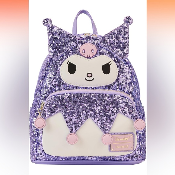 Loungefly Handbags - Loungefly Sanrio Sequin Kuromi Mini Backpack